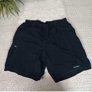 SUGOI Men's Black Athletic Padded Nylon Cycling Shorts, XL